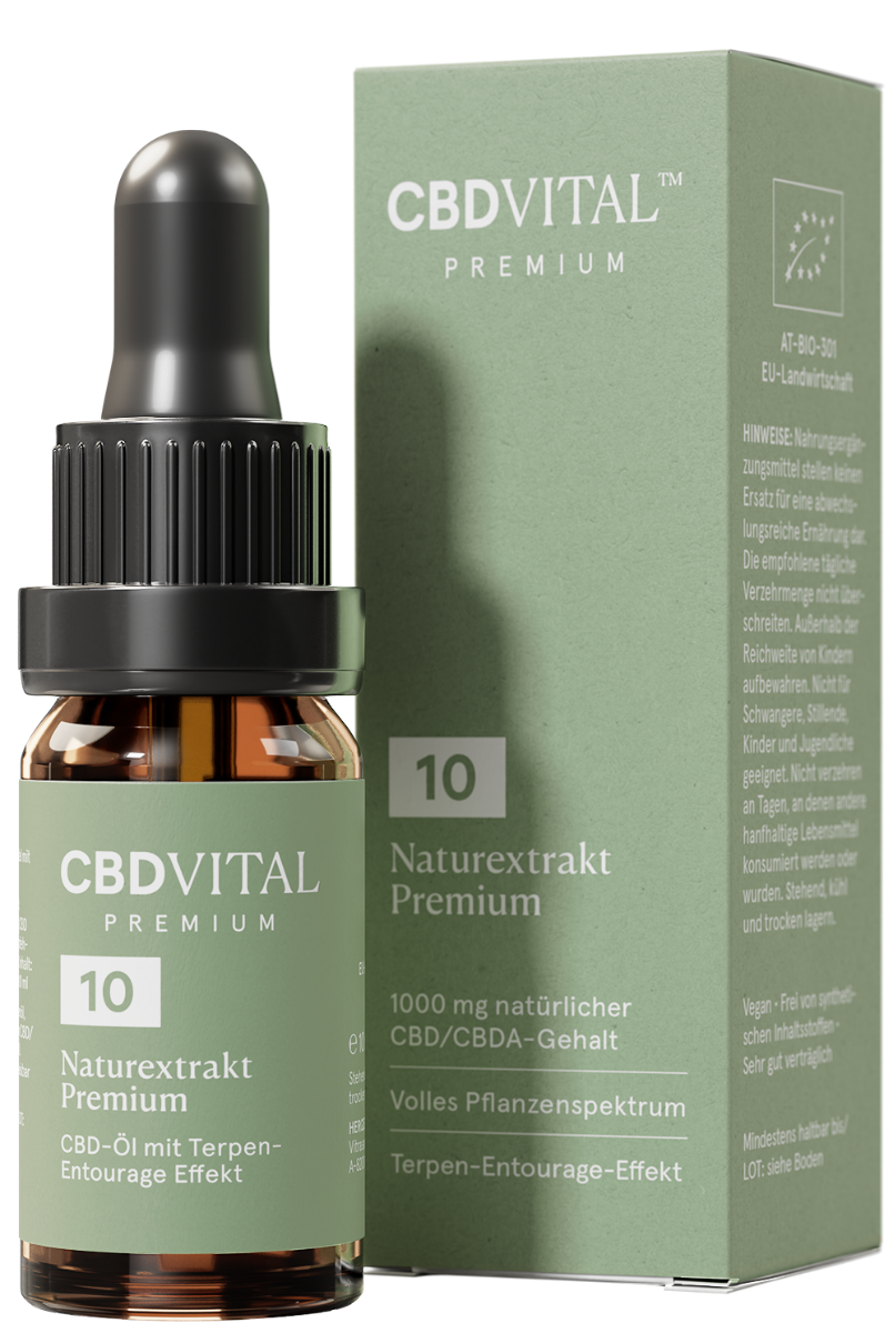 CBD Naturextrakt PREMIUM Öl 10%