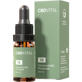 Naturextrakt PREMIUM 18% - BIO Mundpflegeöl Mit CBD